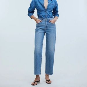 Madewell “The perfect vintage wide leg crop Jean”